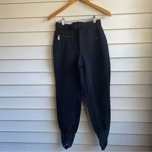 Women’s Vintage Bogner Black Ski Stretch Snow Pants